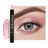 Kaely Cream Eye Shadow Stick swatches show blush pink shimmer for quick everyday color.