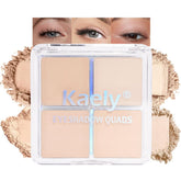Kaely Powder Eyeshadow Quad: Vanilla Nude Beige palette for versatile neutral looks.