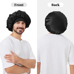 Gorro seda para hombres Kafteri, protege rizos durante la noche
