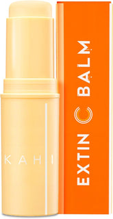 KAHI Extin C Balm Stick close-up showing creamy texture and brightening potential.