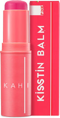 KAHI Kisstin Balm packaging close-up highlighting on-the-go hydration.