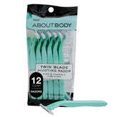 Kai About Face Body twin blade pivoting razor 12-pack for a smooth, comfortable shave.