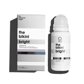 Kaia Naturals The Bikini Bright bottle close-up showing brightening formula for bikini area.