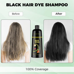 KAISASA cubre-canas negro: resultado uniforme en cabello gris