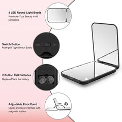 Kakuje 1X/3X magnification mirror for detailed grooming