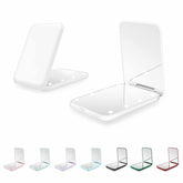 Kakuje compact LED mirror front view with 1X/3X magnification for precise touch-ups.