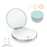 Kakuje Compact Mirror with Light front view ideal for on-the-go touchups