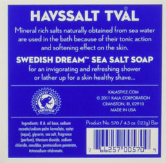 Kala Swedish Dream Sea Salt Soap Set stacked bars for a skin-softening routine