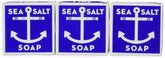 Kala Swedish Dream Sea Salt Soap Set front view with three bars for an invigorating shower
