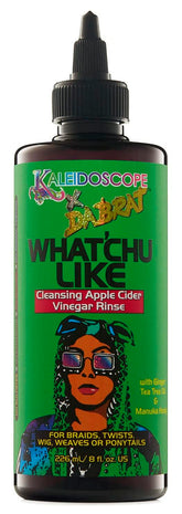 Kaleidoscope Miracle Drops Da Brat, vista de la botella vertida, limpieza suave para el cuero cabelludo