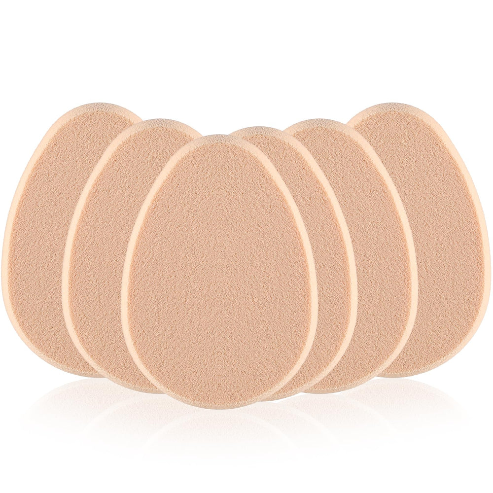 KALIONE flat makeup sponge beige packaging showcases compact tools for quick touch-ups