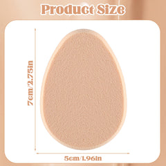 KALIONE flat makeup sponge beige reach-precision for contour and even foundation blending