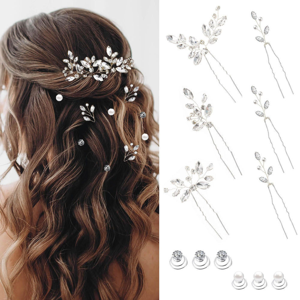 Kalolia-tocados-novia-perlas-cristal para un peinado nupial elegante.