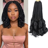 Kaluli 10-inch French curl crochet braids for natural movement
