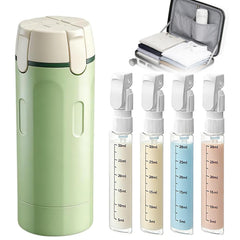 Kaminii 4-in-1 travel bottle with leakproof cap keeps liquids secure during transit.