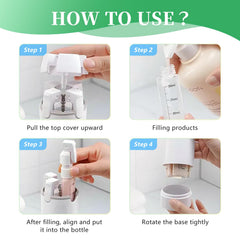 Kaminii bottle features a push-down dispenser for precise, mess-free application.