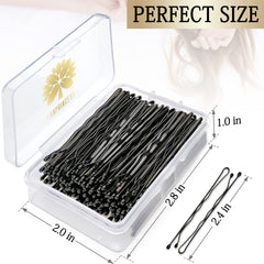 KANPRINCESS Bobby pins with durable metal for long-lasting hold