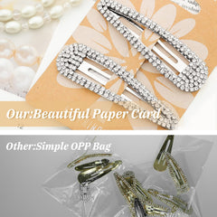 KANPRINCESS party hair barrette offers a polished, sparkling look.