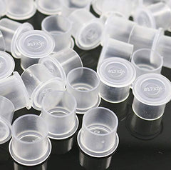 KANSPHY tattoo ink caps in 17x14mm hold pigment securely for tattooing.