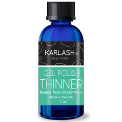 Karlash Gel Polish Thinner, aplicación de gotas, facilita revitalizar esmaltes gruesos para una aplicación fácil.