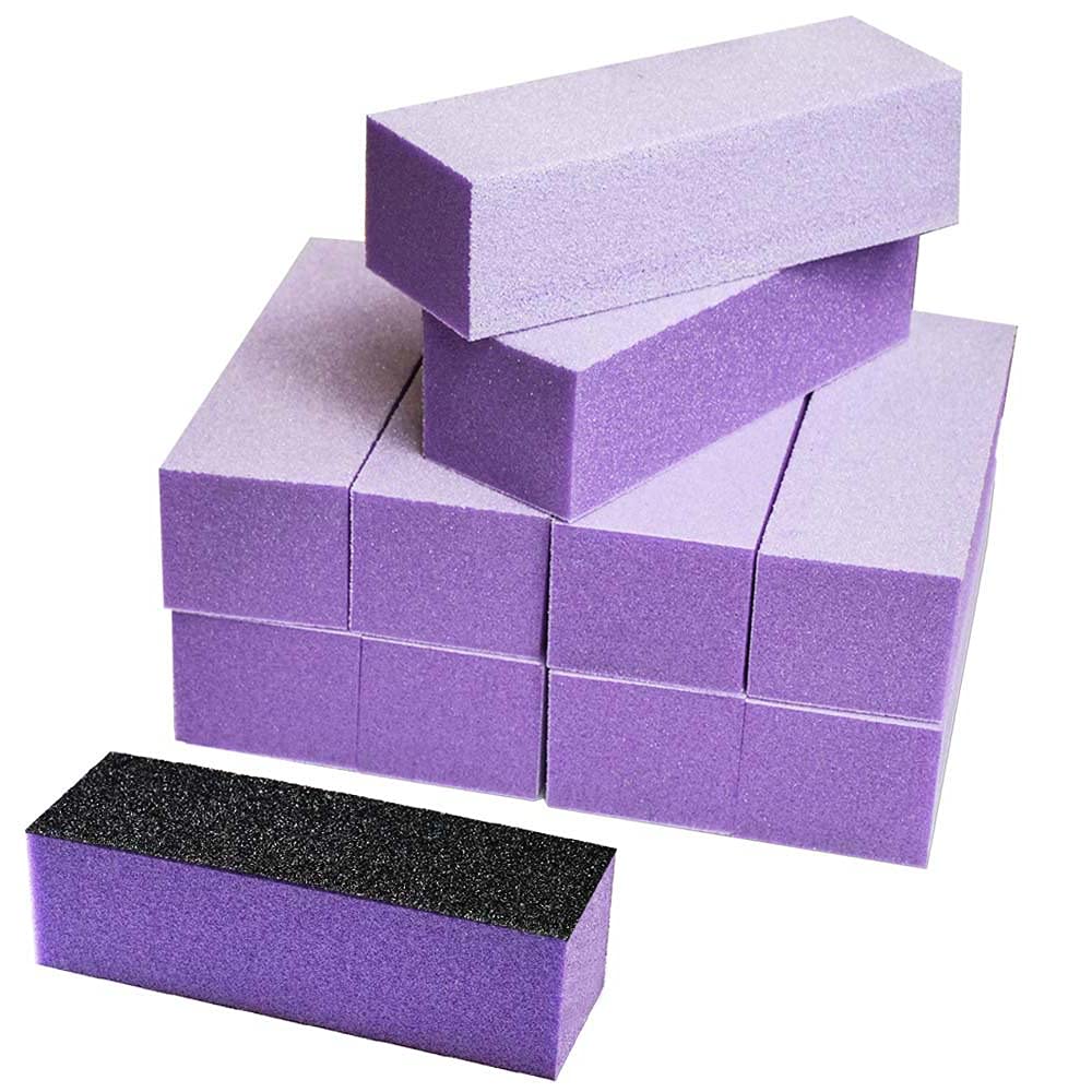 Karlash nail buffer block showing 100/180 grit for smooth prep and shine.