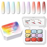 Karroy gel de uñas con esponja para ombré y degradado suave en uñas
