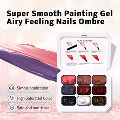 Karroy pigmentos vibrantes para colores intensos en uñas.