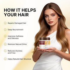 Karseell avocado-oil-shea-butter detail emphasizes deep conditioning for mid-lengths.