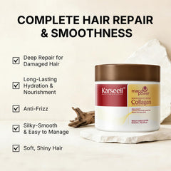Karseell color-treated-hair-friendly-formula supports vibrant color with gentle care.