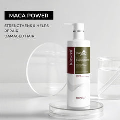 Karseell Deep Restorative Conditioner pour with creamy texture for deep conditioning.