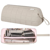 KarSyon hair tools case open; organized space for Shark FlexStyle and Dyson attachments