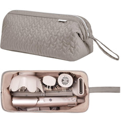 KarSyon Shark Flex Style Case camel opened with doctor-bag layout for quick access.