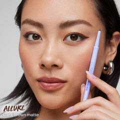 Kosas Soulgazer eyeliner built-in sharpener for quick touch-ups.