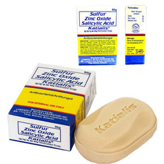 Katialis salicylic-acid soap bar highlighting deep cleansing and refreshing feel