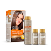 KATIVA Brazilian Keratin Kit Bundle for at-home smoothing and frizz control.