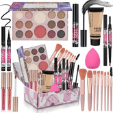 KAVCENT kit de maquillaje paleta de 14 colores para crear estilos versátiles.