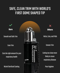KAWASAKISEIKI M-7 ear trimmer for safe, painless maintenance.