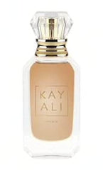 KAYALI Vanilla 28 bottle close-up, premium warm gourmand profile for daily wear.