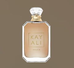 Kayali Vanilla 28 packaging box presents gift-ready presentation and premium branding.
