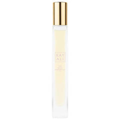 Kayali Yum Boujee Marshmallow 81 travel spray bottle, ideal for on-the-go fragrance touch-ups.