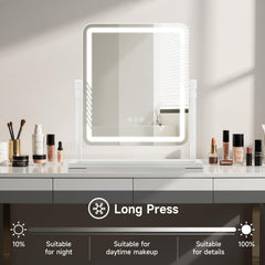 Kcavvi vanity mirror with 1X/10X magnification for detailed work on brows or liner