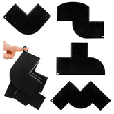 KCMOSGI enhancement card in T shape showing precise hairline guide for accurate edges.