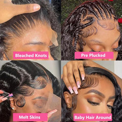 Kdmidun pre-plucked baby hair wig for natural edges.