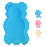 KECUCO cojín de baño para bebé azul: soporte cómodo para la piel delicada.