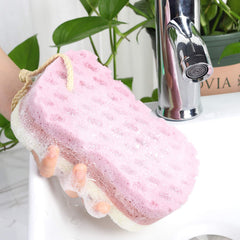KECUCO large bath sponge offers better coverage across arms and back