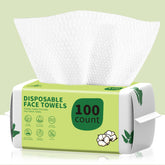KeeiZoes disposable face towels ultra-soft texture for sensitive skin and daily cleansing.