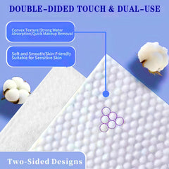 KeeiZoes: toalla facial de doble cara para limpieza suave y profunda.