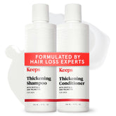 Keeps thickening shampoo bottle 8oz for fuller-looking hair.