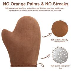 KELILO no-orange palms design prevents staining during tanning.