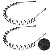 Diadema kelubatu con dientes ondulados para mayor agarre en cabello abundante.